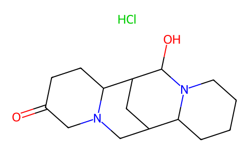 Lupanine, 17-hydroxy-, monohydrochloride 6810-18-0